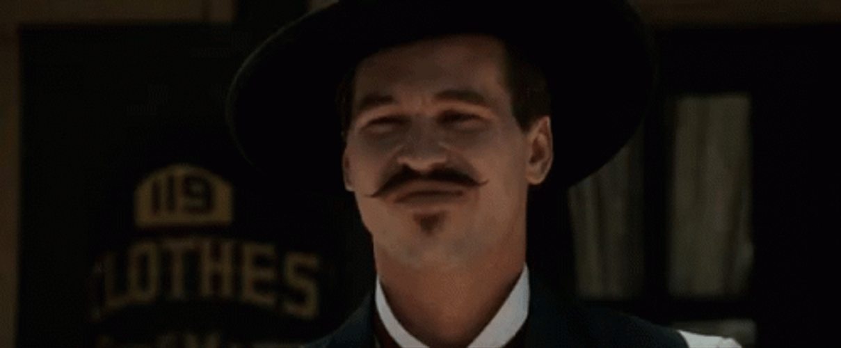 Tombstone Michael Biehn Saying Very Cosmopolitan GIF