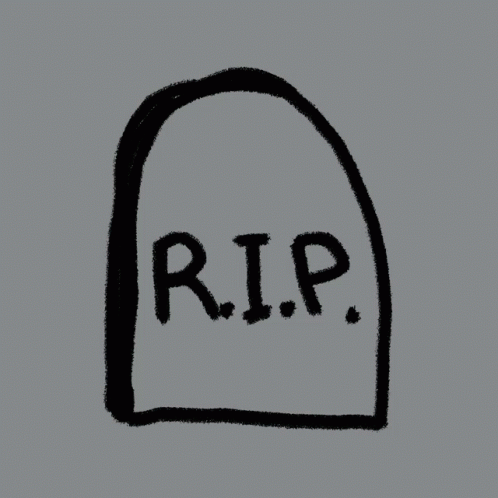 Tombstone Saying Rip GIF