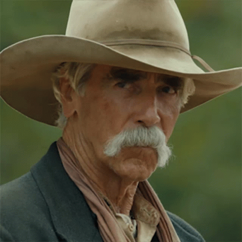 Tombstone Serious Face Sam Elliot GIF