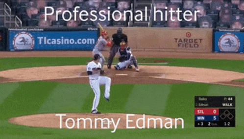 Tommy Edman Professional Hitter Chicago Cubs