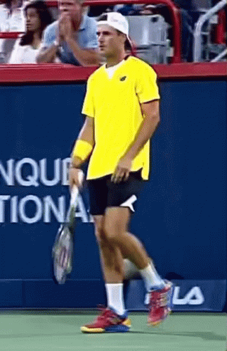 Tommy Paul Racket Stunt GIF