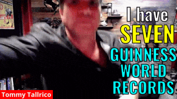 Tommy Tallrico Claims To Have Seven Guinness World Records In A Video GIF