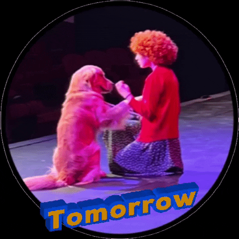 Tomorrow Annie Jr Tomorrow GIF