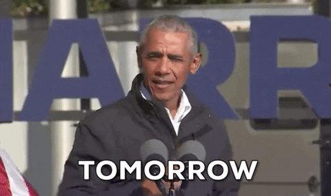 Tomorrow Barack Obama GIF