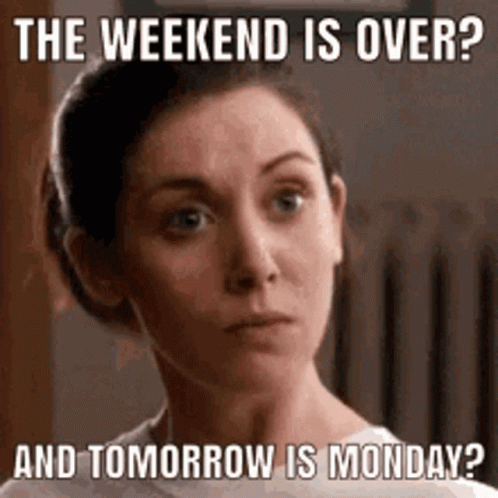 Tomorrow Is Monday Shocked Alison Brie GIF