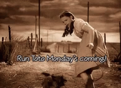 Tomorrow Is Monday Vintage Dorothy Gale GIF