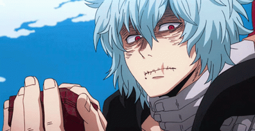 Tomura Shigaraki Emotional Stare Down GIF