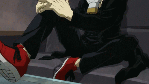 Tomura Shigaraki Slouched Defeated GIF