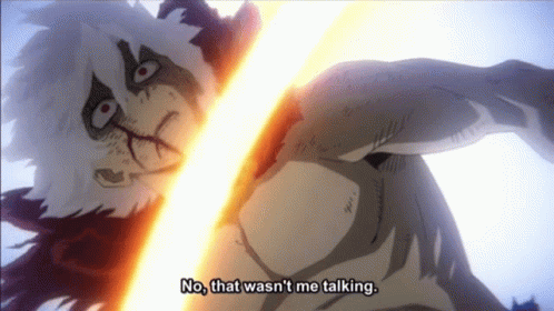 Tomura Shigaraki Terrifying Smirk GIF