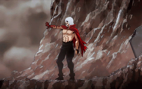 Tomura Shigaraki Unleashing Power My Hero Academia GIF