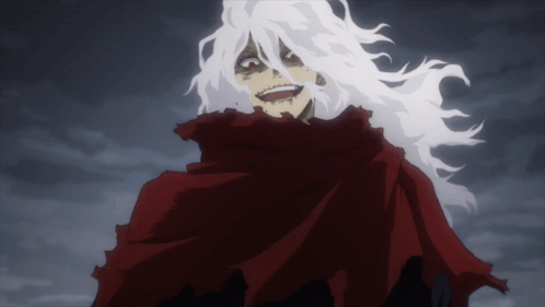 Tomura Shigaraki Wicked Grin GIF