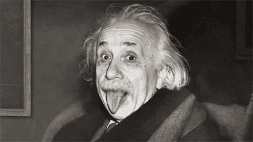 Tongue Out Albert Einstein GIF