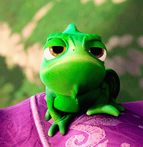 Tongue Out Tangled Frog Sarcastic GIF