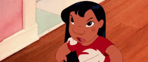 Tongue Out Teasing Angry Childish Lilo GIF