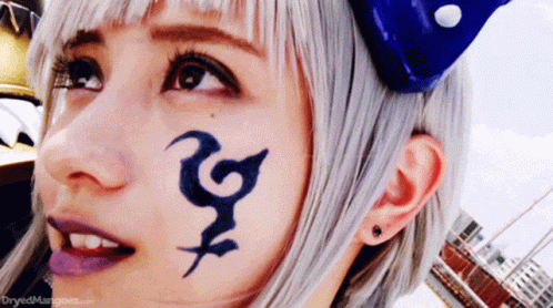 Tongue Out Teasing Playful Cosplayer Goofy GIF