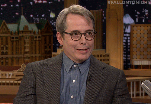 Tonight Show Ferris Bueller Smile GIF