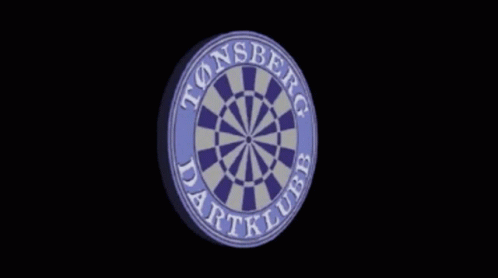 Tonsberg Dartklubb Logo With Dart Board