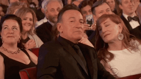 Tony Awards Bruce Springsteen Standing Up GIF