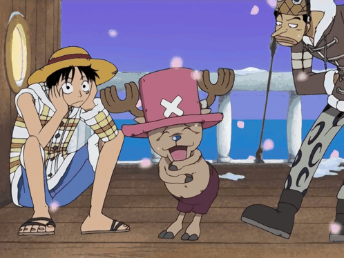 Tony Chopper Cute Dancing Reindeer GIF