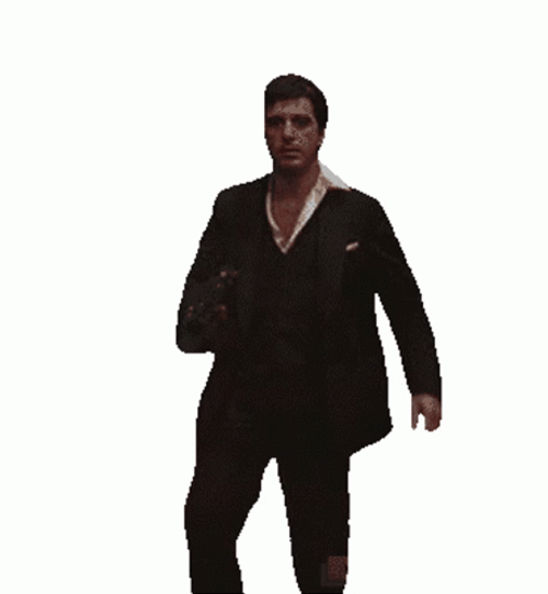 Tony Gunn Say Hello To My Little Friend GIF
