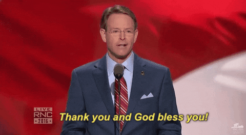 Tony Perkins Thank You And God Bless You GIF