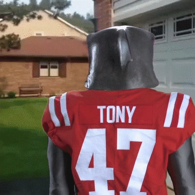 Tony Shark Ole Miss Jersey GIF