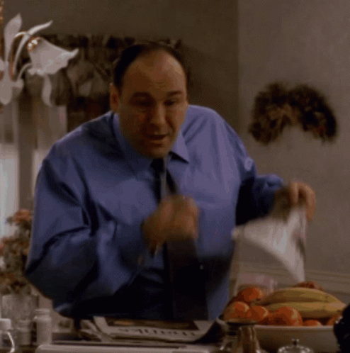 Tony Soprano Happy Dance GIF