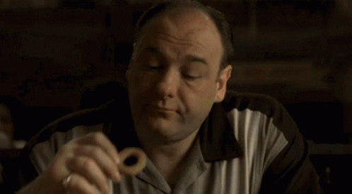 Tony Soprano Eating Food GIF