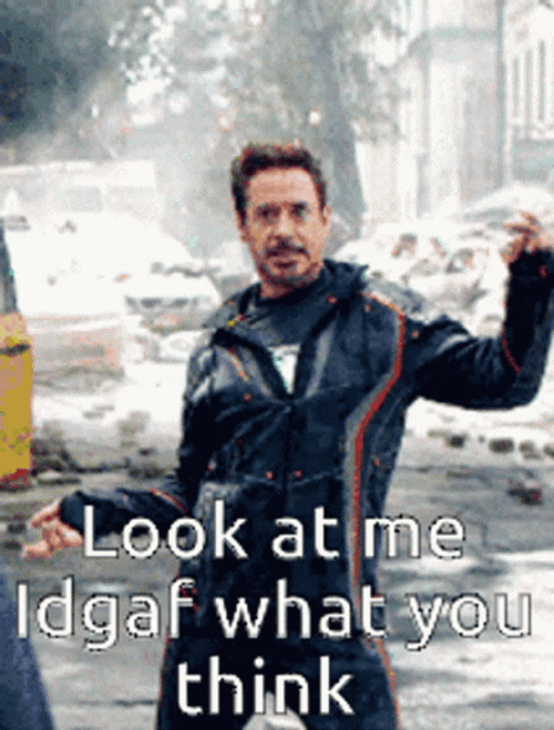 Tony Stark Look At Me Dancing GIF