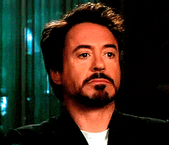 Tony Stark Omg Reaction GIF