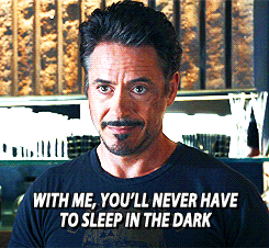 Tony Stark Sleep In The Dark GIF