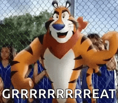 Tony The Tiger Great Success Reaction GIF