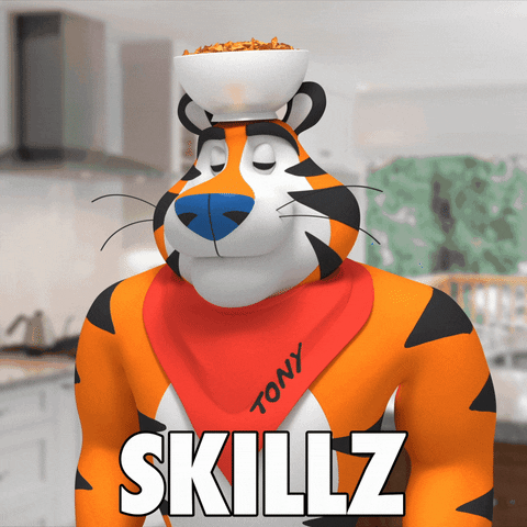 Tony The Tiger Skills GIF