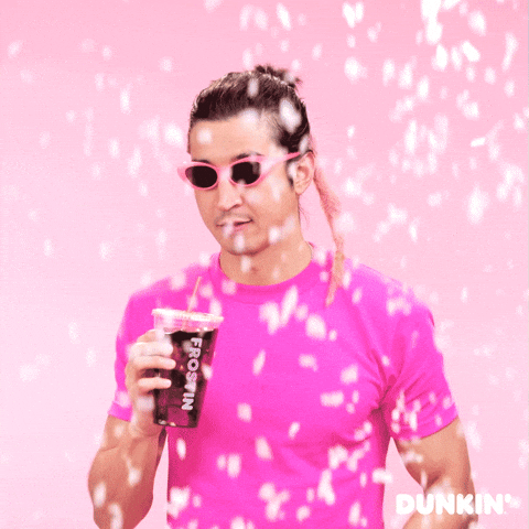 Too Cool Asian Man Wearing Pink Tee GIF