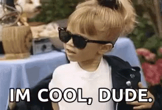 Too Cool Michelle Tanner Wearing Shades GIF