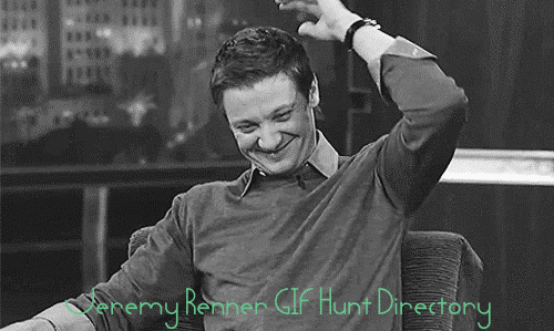 Too Cool Shy Jeremy Renner GIF