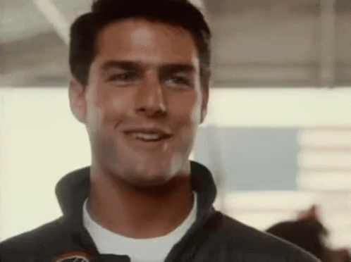 Too Cool Tom Cruise Topgun GIF
