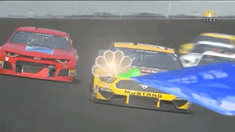 Too Much Speed Nascar Crash GIF