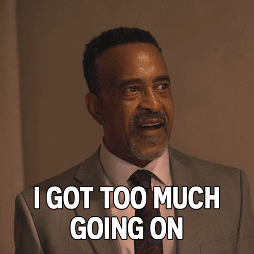 Too Much Work Anxious Tim Meadows GIF