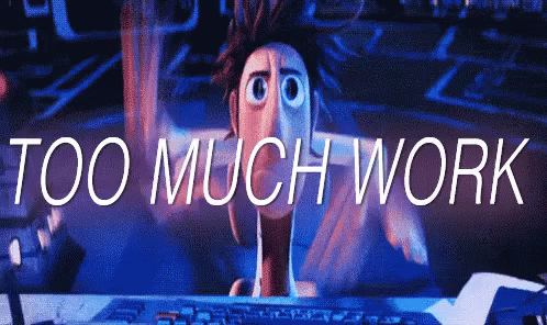 Too Much Work Flint Lockwood GIF