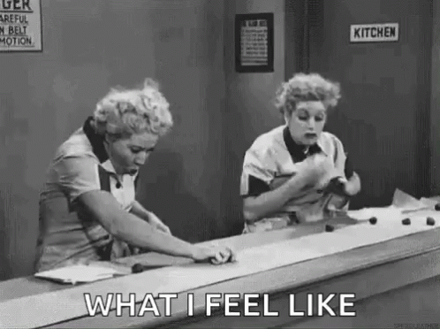 Too Much Work Funny Vintage Clip GIF