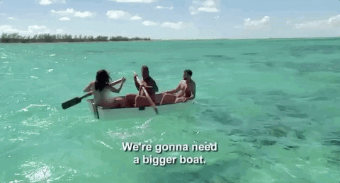 Too Small Gonna Need A Bigger Boat GIF