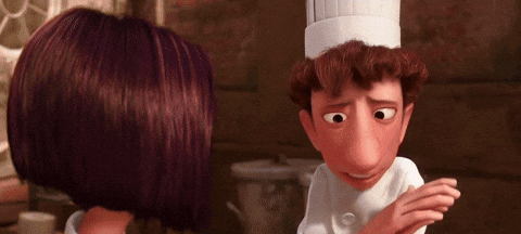 Too Small Ratatouille Alfredo Linguini Colette Tatou GIF