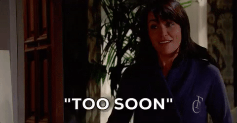 Too Soon Bold And Beautiful Steffy Forrester GIF