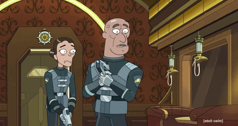 Too Soon Rick And Morty Characters GIF