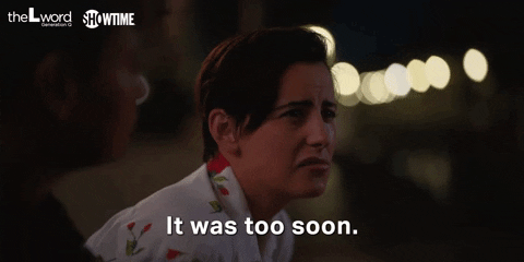 Too Soon The L Word Sarah Finley GIF