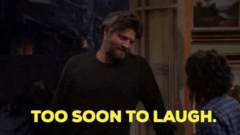 Too Soon To Laugh The Conners GIF