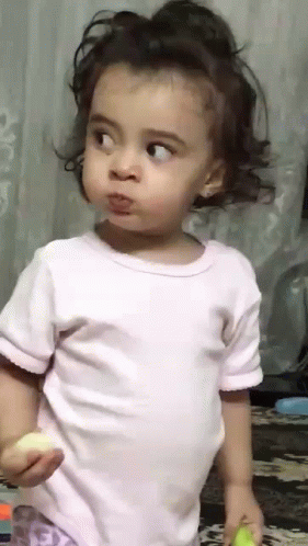 Toodler Irritated Face Gesture GIF