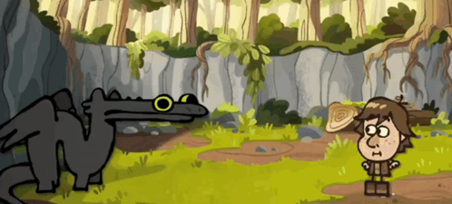 Toothless Dance Moves On Hiccup Meme GIF