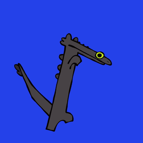 Toothless Dancing Meme Blue Screen GIF